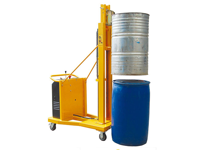 配重式半电动油桶堆高车