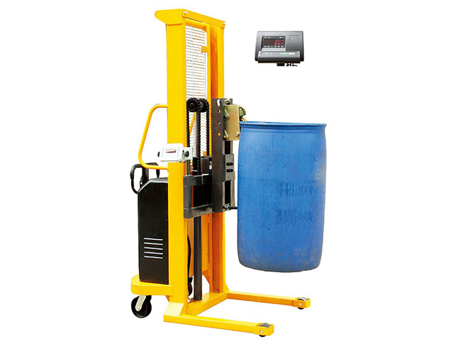 半电动称重油桶车