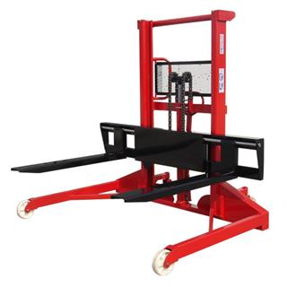 手动液压可调距装卸叉车