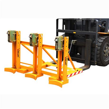 叉车专用轻型单鹰嘴三油桶夹具DG1080A